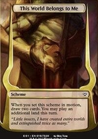 This World Belongs to Me [Archenemy: Nicol Bolas Schemes] MTG Single Magic: The Gathering  | Multizone: Comics And Games