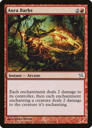 Aura Barbs [Betrayers of Kamigawa] MTG Single Magic: The Gathering  | Multizone: Comics And Games