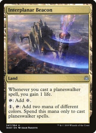 Interplanar Beacon [War of the Spark] MTG Single Magic: The Gathering  | Multizone: Comics And Games