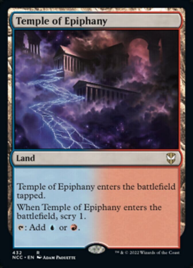 Temple of Epiphany [Streets of New Capenna Commander] MTG Single Magic: The Gathering  | Multizone: Comics And Games