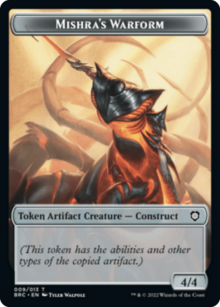 Mishra's Warform // Inkling Double-Sided Token [The Brothers' War Commander Tokens] MTG Single Magic: The Gathering  | Multizone: Comics And Games
