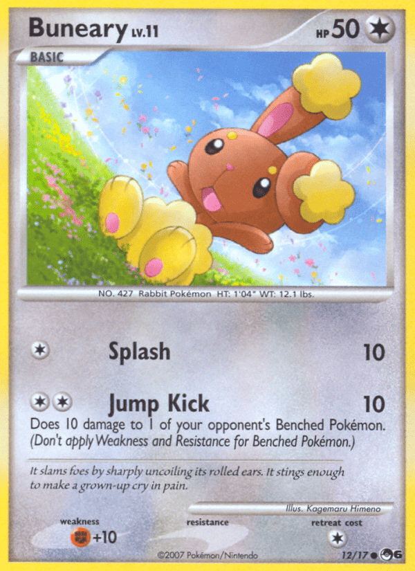 Buneary (12/17) [POP Series 6] Pokemon Single Pokémon  | Multizone: Comics And Games