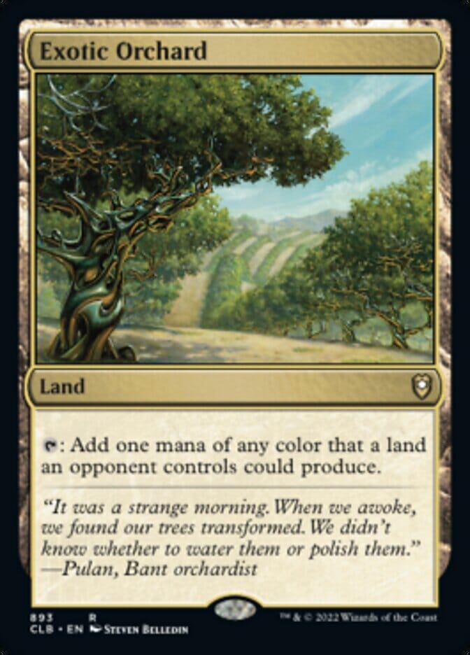 Exotic Orchard [Commander Legends: Battle for Baldur's Gate] MTG Single Magic: The Gathering  | Multizone: Comics And Games