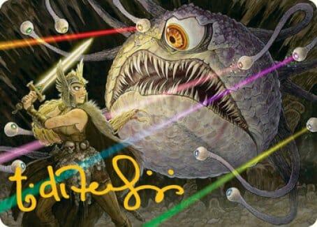 Hive of the Eye Tyrant Art Card (Gold-Stamped Signature) [Dungeons & Dragons: Adventures in the Forgotten Realms Art Series] MTG Single Magic: The Gathering  | Multizone: Comics And Games