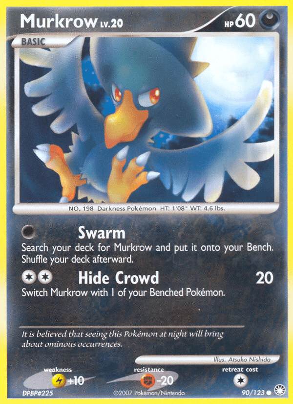 Murkrow (90/123) [Diamond & Pearl: Mysterious Treasures] Pokemon Single Pokémon  | Multizone: Comics And Games