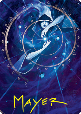 Time Warp Art Card (Gold-Stamped Signature) [Strixhaven: School of Mages Art Series] MTG Single Magic: The Gathering  | Multizone: Comics And Games