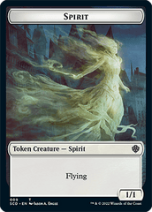 Bird // Spirit Double-Sided Token [Starter Commander Decks] MTG Single Magic: The Gathering  | Multizone: Comics And Games