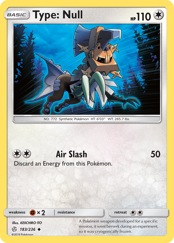 Type: Null (183/236) [Sun & Moon: Cosmic Eclipse] Pokemon Single Pokémon  | Multizone: Comics And Games