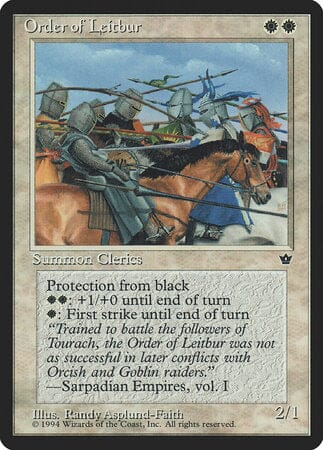 Order of Leitbur [Fallen Empires] MTG Single Magic: The Gathering  | Multizone: Comics And Games