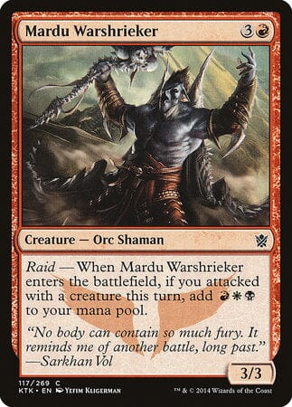 Mardu Warshrieker [Khans of Tarkir] MTG Single Magic: The Gathering  | Multizone: Comics And Games