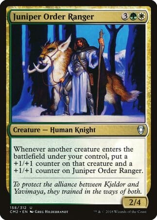 Juniper Order Ranger [Commander Anthology Volume II] MTG Single Magic: The Gathering  | Multizone: Comics And Games
