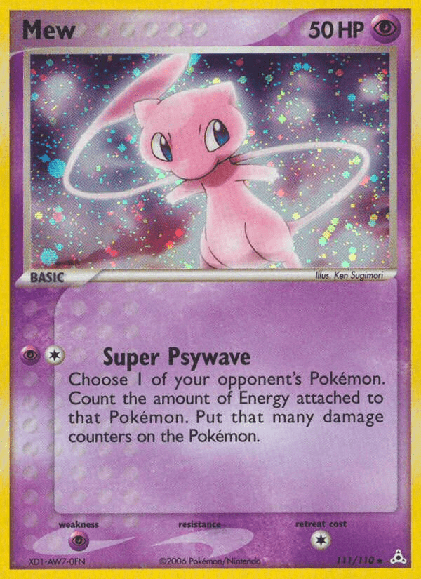 Mew (111/110) [EX: Holon Phantoms] Pokemon Single Pokémon  | Multizone: Comics And Games