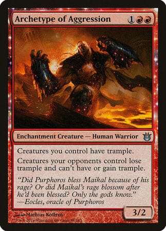 Archetype of Aggression [Born of the Gods] MTG Single Magic: The Gathering  | Multizone: Comics And Games