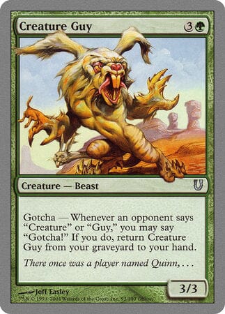 Creature Guy [Unhinged] MTG Single Magic: The Gathering  | Multizone: Comics And Games
