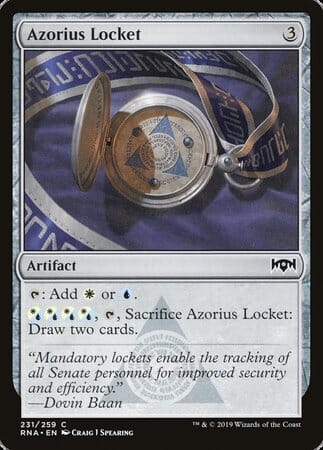 Azorius Locket [Ravnica Allegiance] MTG Single Magic: The Gathering  | Multizone: Comics And Games