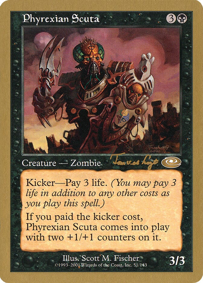 Phyrexian Scuta (Tom van de Logt) [World Championship Decks 2001] MTG Single Magic: The Gathering  | Multizone: Comics And Games