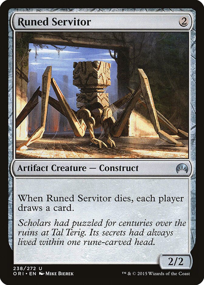 Runed Servitor [Magic Origins] MTG Single Magic: The Gathering  | Multizone: Comics And Games