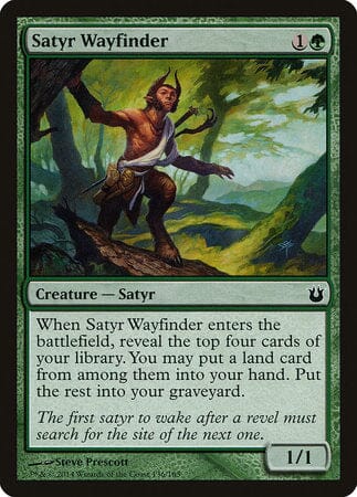 Satyr Wayfinder [Born of the Gods] MTG Single Magic: The Gathering  | Multizone: Comics And Games