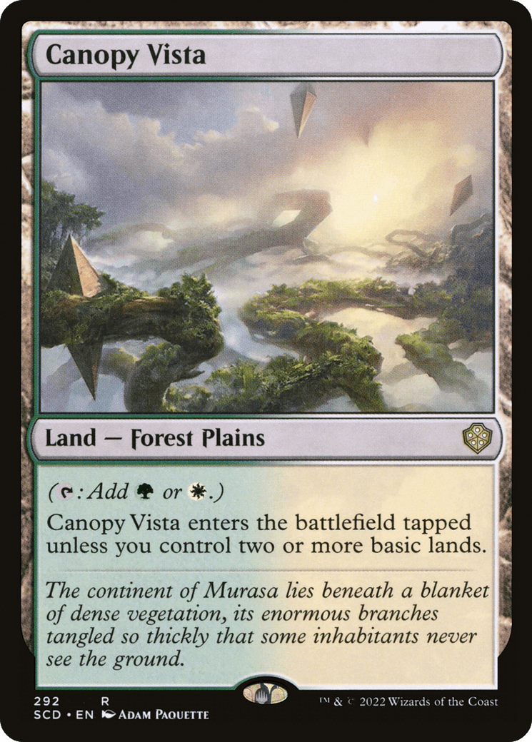 Canopy Vista [Starter Commander Decks] MTG Single Magic: The Gathering  | Multizone: Comics And Games