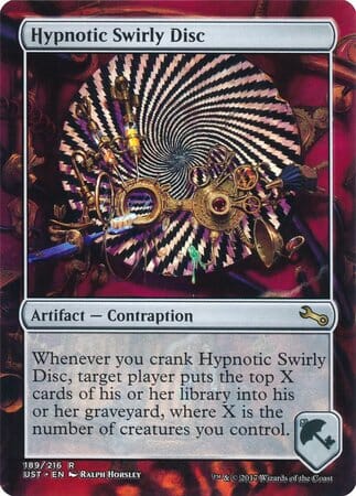 Hypnotic Swirly Disc [Unstable] MTG Single Magic: The Gathering  | Multizone: Comics And Games