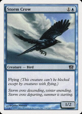 Storm Crow [Eighth Edition] MTG Single Magic: The Gathering  | Multizone: Comics And Games