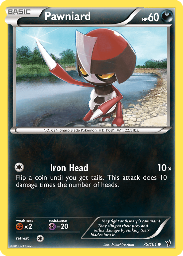 Pawniard (75/101) [Black & White: Noble Victories] Pokemon Single Pokémon  | Multizone: Comics And Games