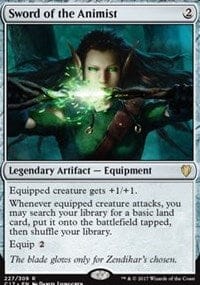 Sword of the Animist [Commander 2017] MTG Single Magic: The Gathering  | Multizone: Comics And Games