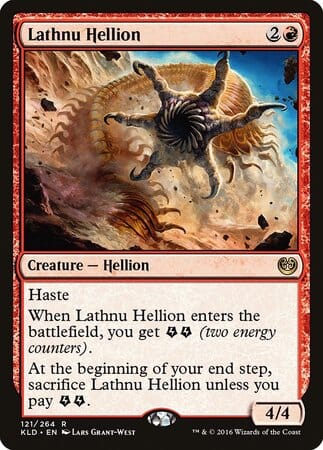 Lathnu Hellion [Kaladesh] MTG Single Magic: The Gathering  | Multizone: Comics And Games