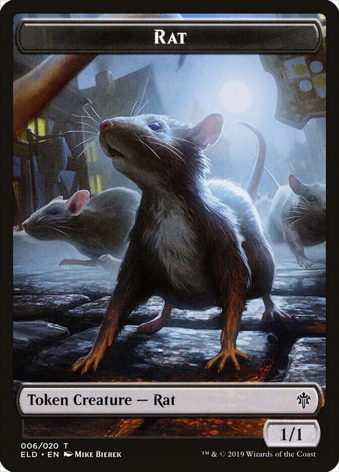 Rat [Throne of Eldraine Tokens] MTG Single Magic: The Gathering  | Multizone: Comics And Games