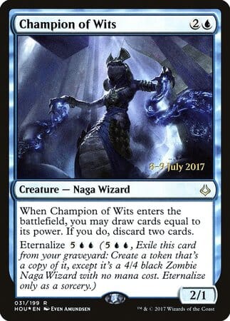 Champion of Wits [Hour of Devastation Promos] MTG Single Magic: The Gathering  | Multizone: Comics And Games