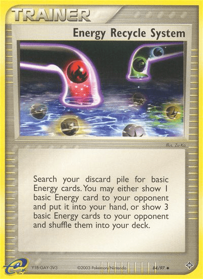 Energy Recycle System (84/97) [EX: Dragon] Pokemon Single Pokémon  | Multizone: Comics And Games
