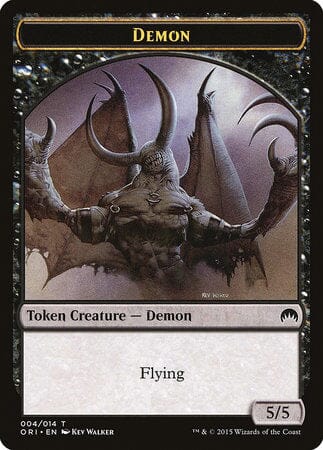 Demon Token [Magic Origins Tokens] MTG Single Magic: The Gathering  | Multizone: Comics And Games