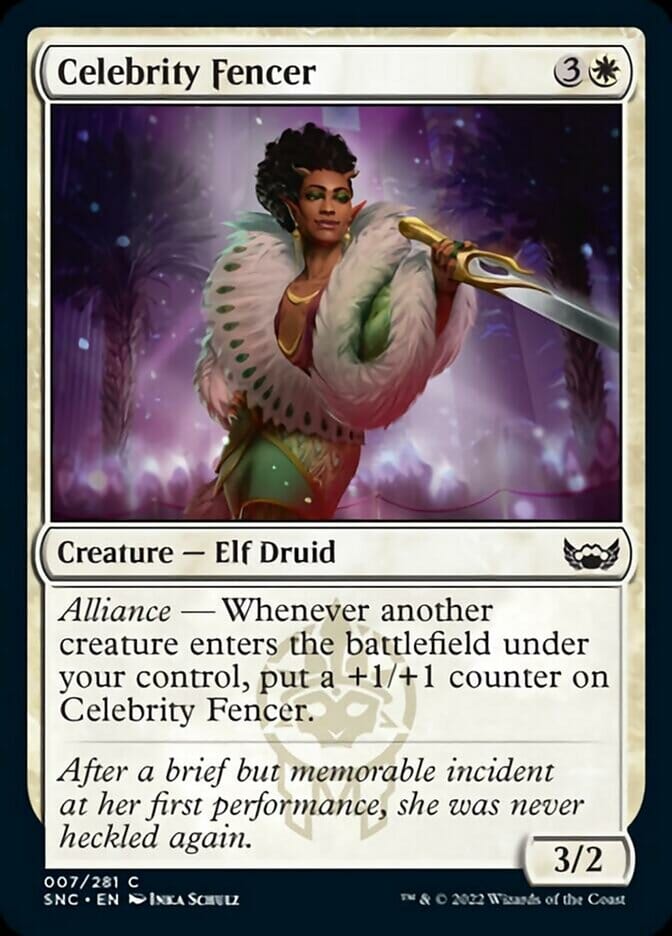 Celebrity Fencer [Streets of New Capenna] MTG Single Magic: The Gathering  | Multizone: Comics And Games