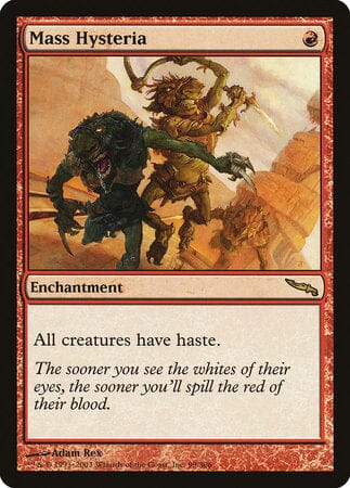 Mass Hysteria [Mirrodin] MTG Single Magic: The Gathering  | Multizone: Comics And Games