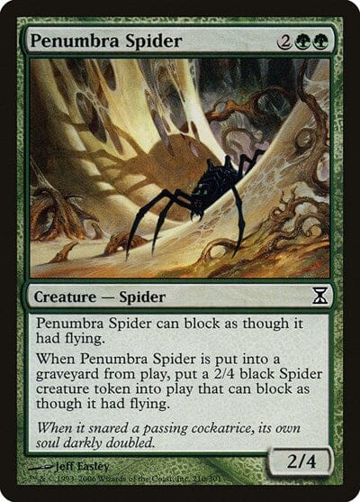 Penumbra Spider [Time Spiral] MTG Single Magic: The Gathering  | Multizone: Comics And Games