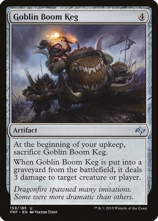 Goblin Boom Keg [Fate Reforged] MTG Single Magic: The Gathering  | Multizone: Comics And Games