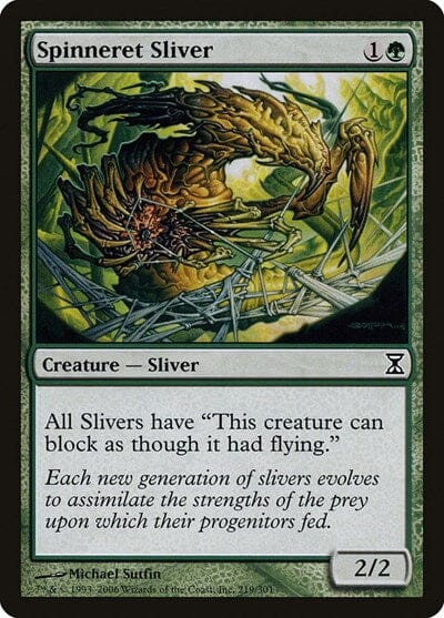 Spinneret Sliver [Time Spiral] MTG Single Magic: The Gathering  | Multizone: Comics And Games