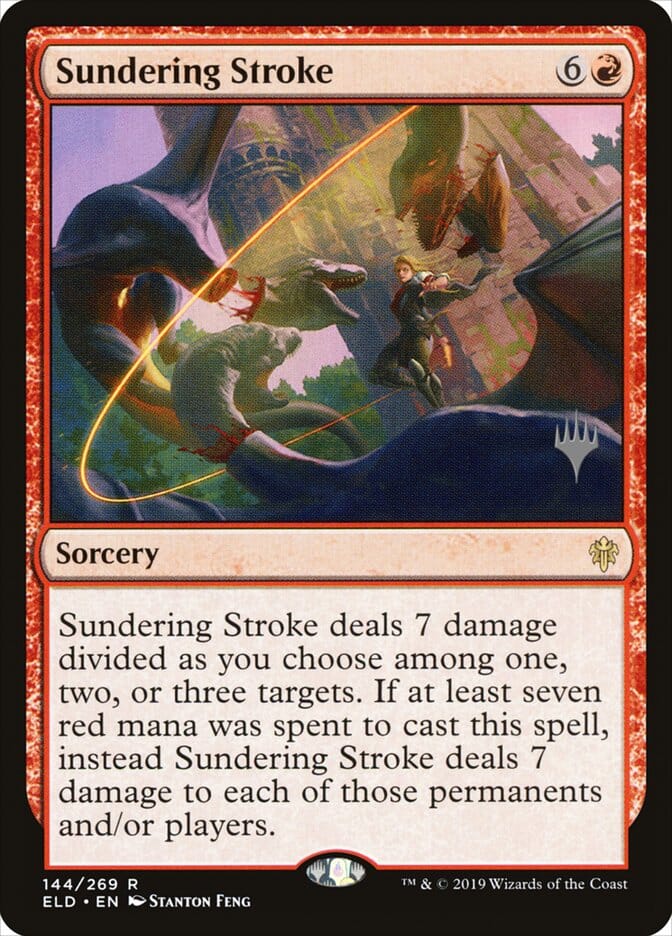 Sundering Stroke (Promo Pack) [Throne of Eldraine Promos] MTG Single Magic: The Gathering  | Multizone: Comics And Games