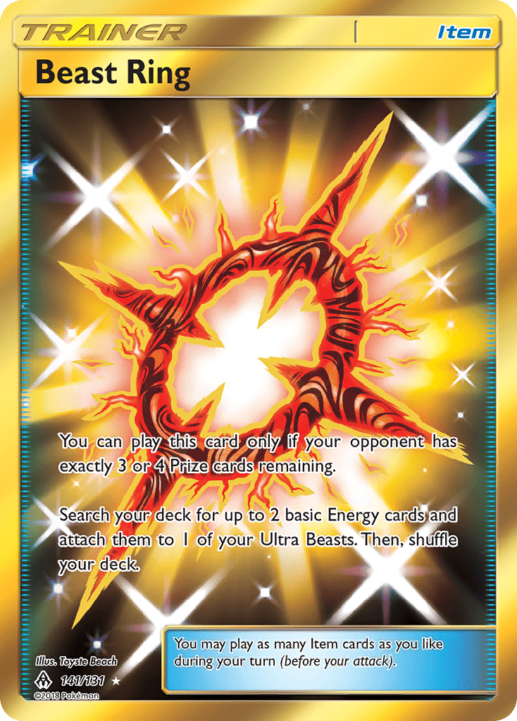 Beast Ring (141/131) [Sun & Moon: Forbidden Light] Pokemon Single Pokémon  | Multizone: Comics And Games