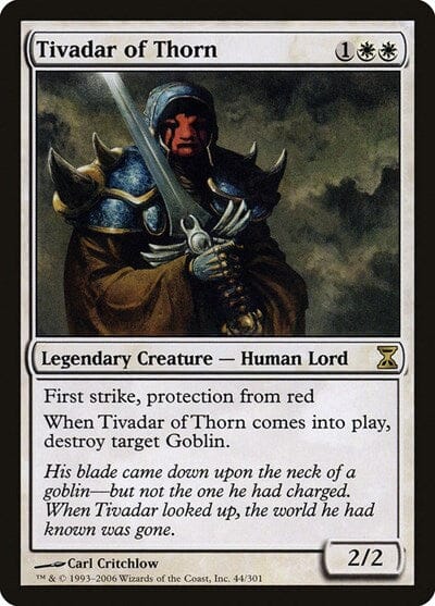 Tivadar of Thorn [Time Spiral] MTG Single Magic: The Gathering  | Multizone: Comics And Games