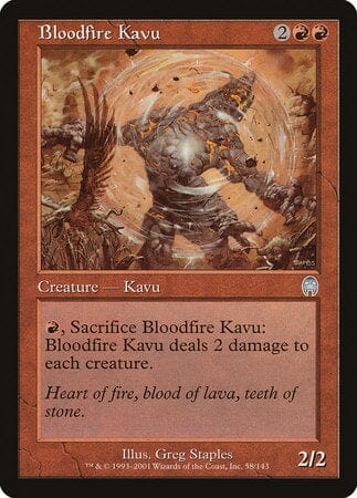 Bloodfire Kavu [Apocalypse] MTG Single Magic: The Gathering  | Multizone: Comics And Games