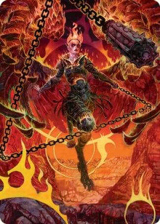 Zariel, Archduke of Avernus Art Card [Dungeons & Dragons: Adventures in the Forgotten Realms Art Series] MTG Single Magic: The Gathering  | Multizone: Comics And Games