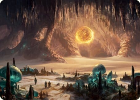Plains (265) Art Card [Dungeons & Dragons: Adventures in the Forgotten Realms Art Series] MTG Single Magic: The Gathering  | Multizone: Comics And Games