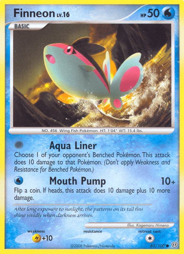 Finneon (61/100) [Diamond & Pearl: Stormfront] Pokemon Single Pokémon  | Multizone: Comics And Games