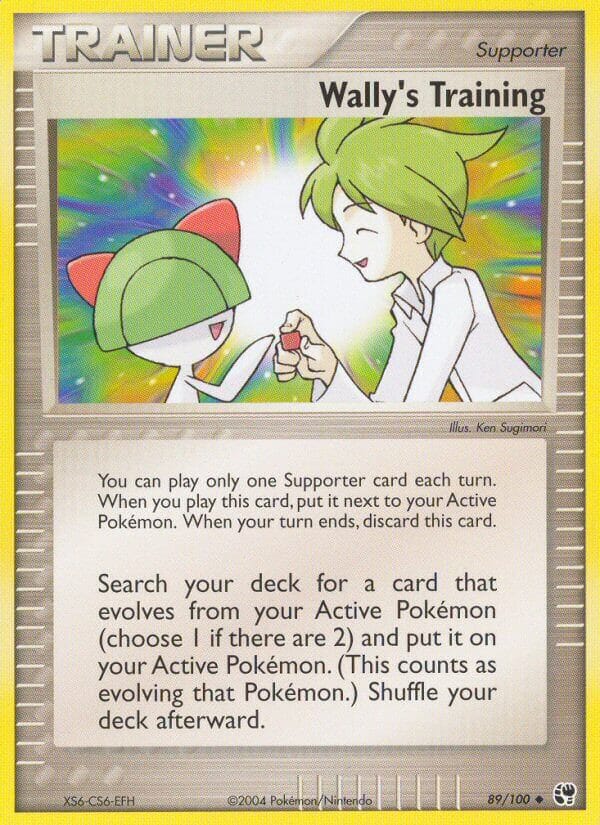 Wally's Training (89/100) [EX: Battle Stadium] Pokemon Single Pokémon  | Multizone: Comics And Games