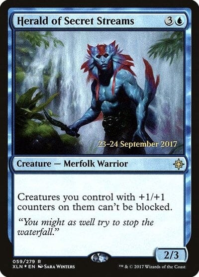 Herald of Secret Streams [Ixalan Promos] MTG Single Magic: The Gathering  | Multizone: Comics And Games