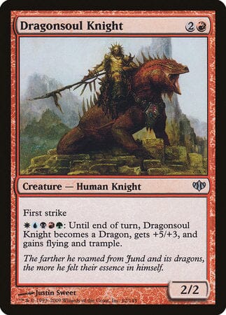 Dragonsoul Knight [Conflux] MTG Single Magic: The Gathering  | Multizone: Comics And Games