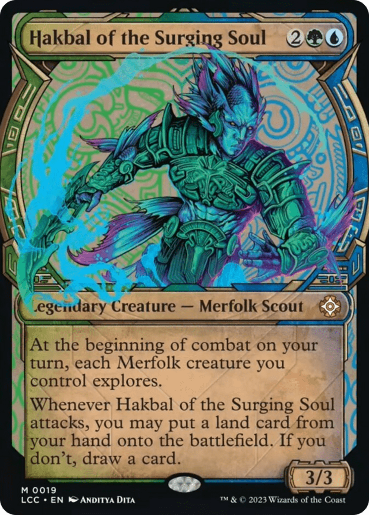 Hakbal of the Surging Soul (Showcase) [The Lost Caverns of Ixalan Commander] MTG Single Magic: The Gathering  | Multizone: Comics And Games