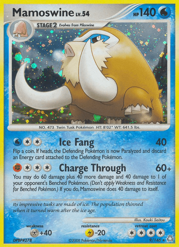 Mamoswine (9/146) [Diamond & Pearl: Legends Awakened] Pokemon Single Pokémon  | Multizone: Comics And Games