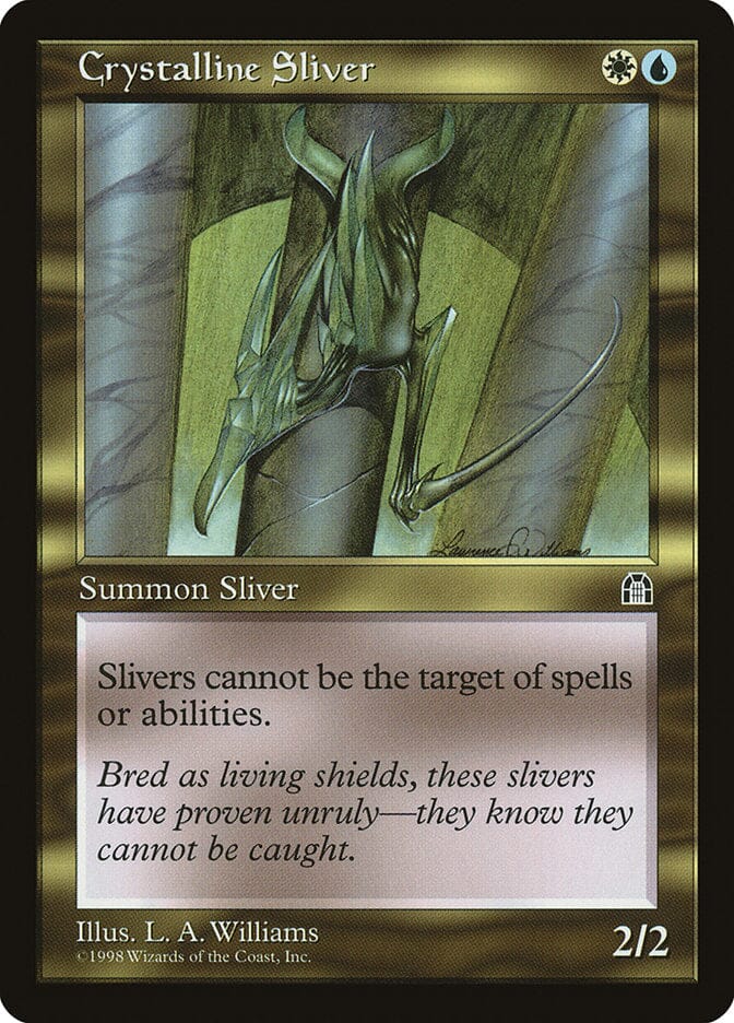 Crystalline Sliver [Stronghold] MTG Single Magic: The Gathering  | Multizone: Comics And Games